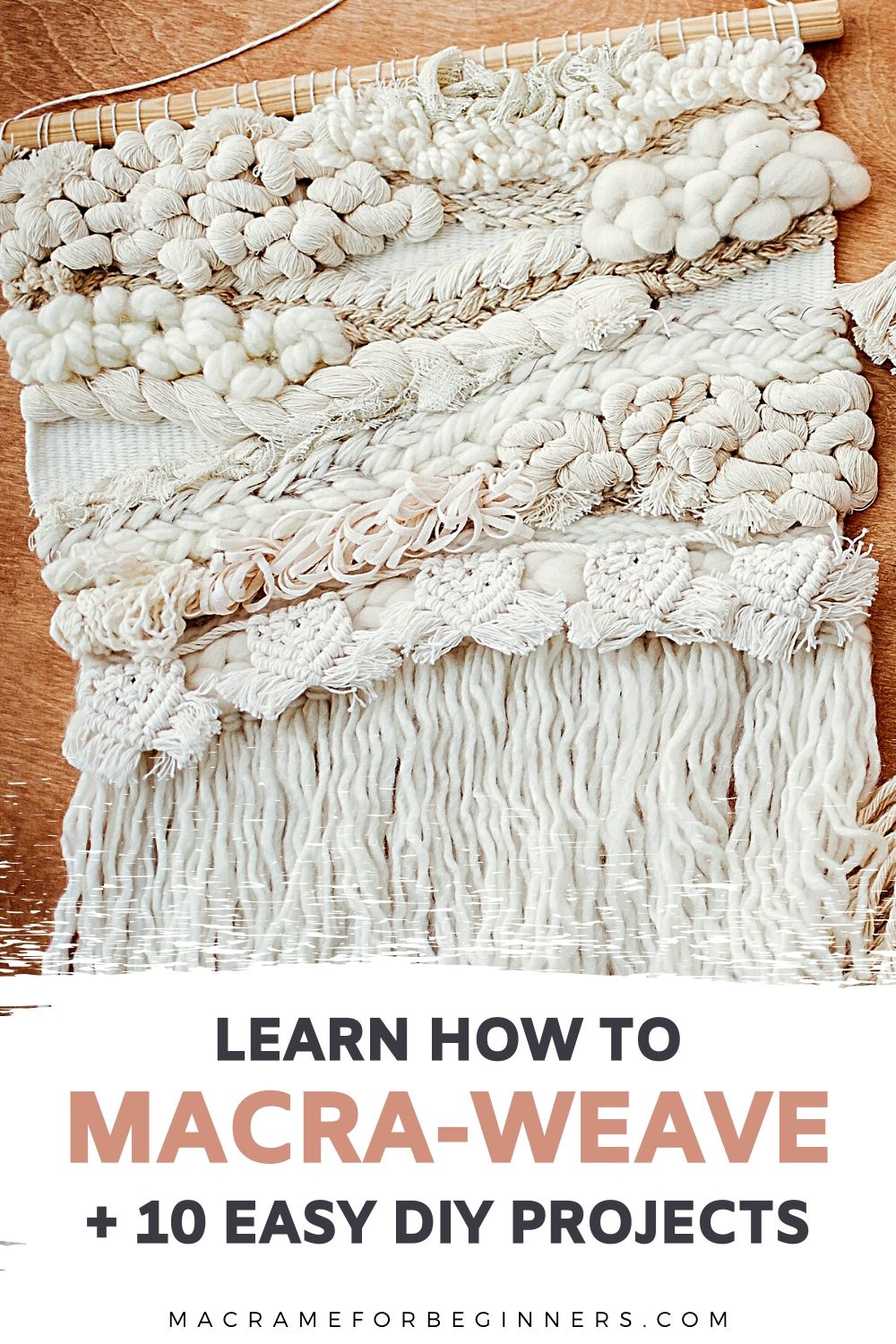Learn how to Macraweave 10 Easy DIY Beginner Wall Hanging Tutorials