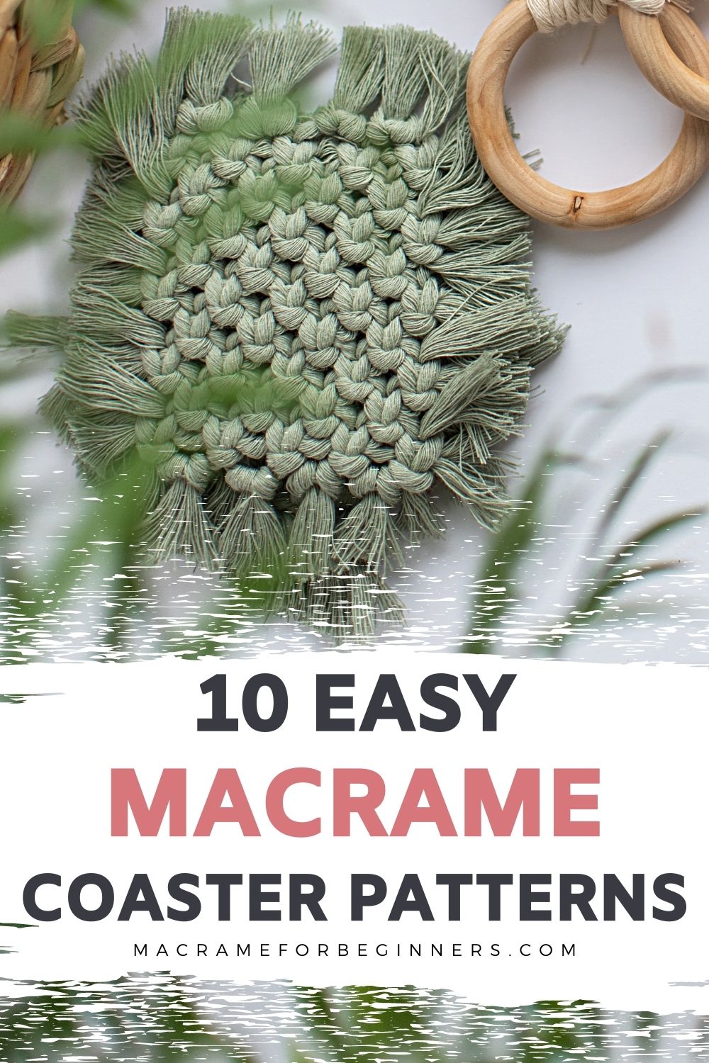 12 Easy Boho DIY Macrame Coasters
