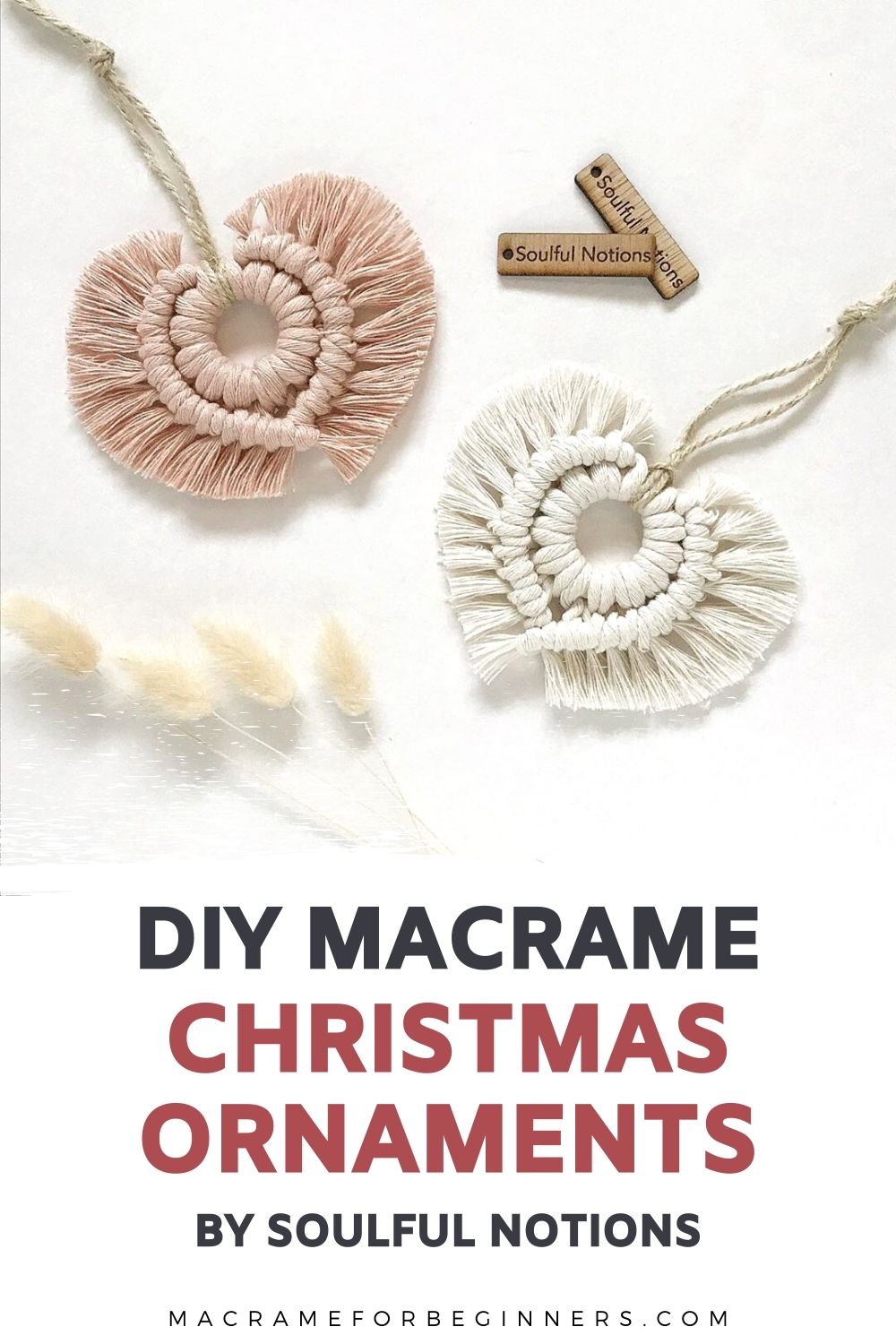 Make Your Own Gorgeous Macrame Christmas Decorations – Easy Video Tutorials by Soulful Notions 