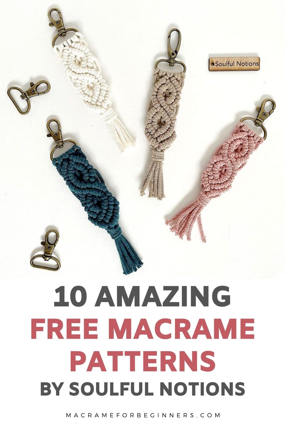 10 Free DIY Macrame projects for Beginners by Soulful Notions 
