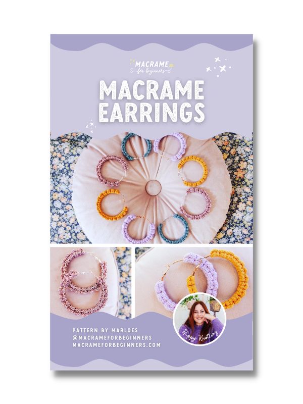 Easy Macrame Earrings Tutorial March Monthly Macrame Challenge