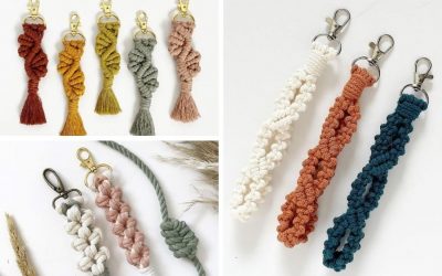 How to Make a Macrame Keychain – 12 Easy Macrame Keychain Tutorials by Soulful Notions