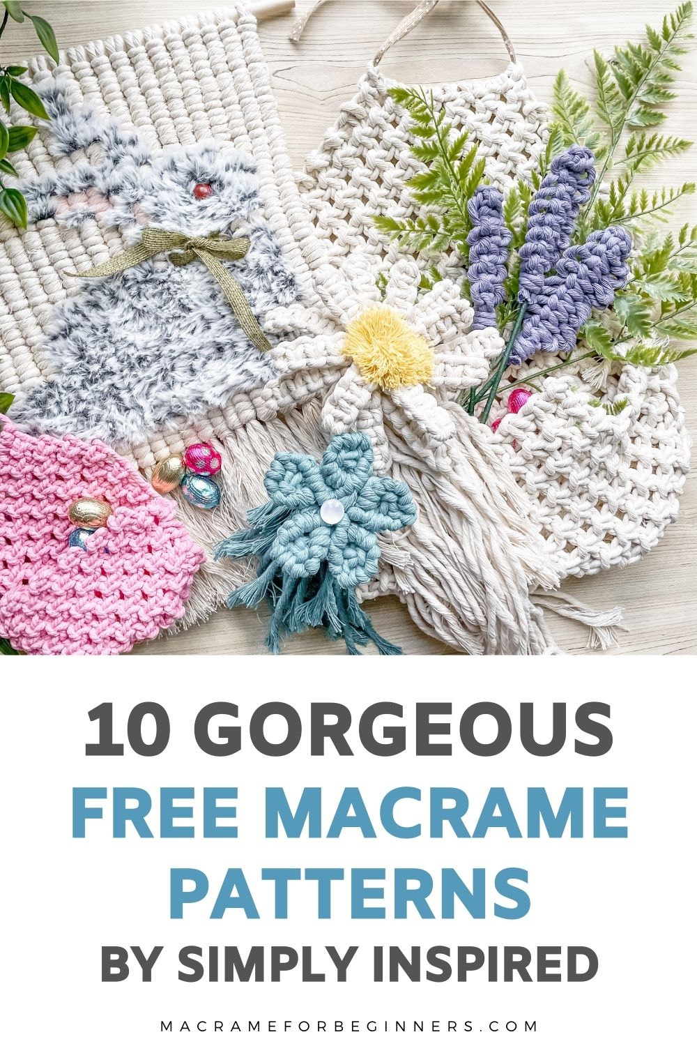 Simply Inspired Macrame Patterns and Free Video Tutorials - Macrame for Beginners