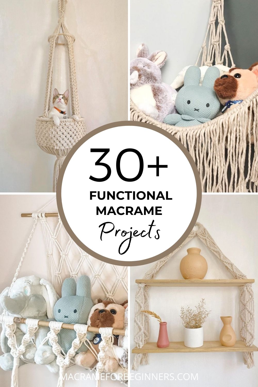 30+ Functional Macrame Projects - How to Style Your Entire Home with Macrame