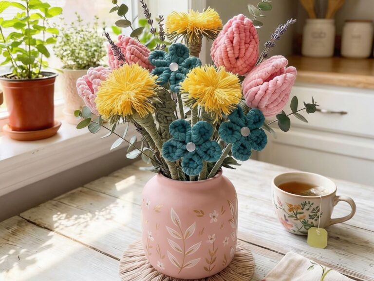 Knot A Bouquet of Gorgeous Macrame Flowers - 10 Easy Flower Tutorials for Beginners