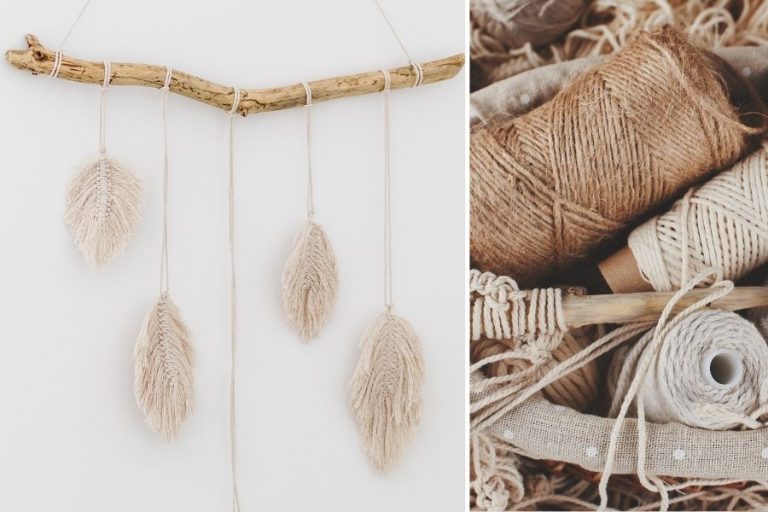 12 Easy DIY Macrame Feather Wall Hanging Patterns for Beginners ...