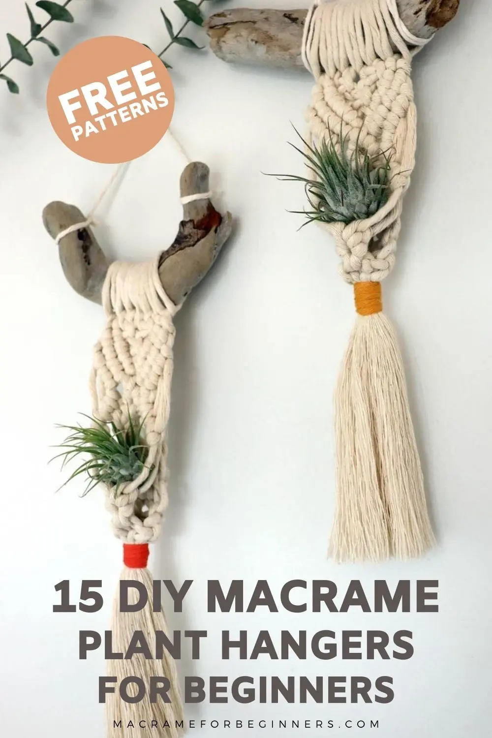 15 Completely Free DIY Macrame Plant Hanger Patterns for Beginners 