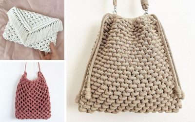 8 Gorgeous DIY Macrame Bag Patterns by Soulful Notions