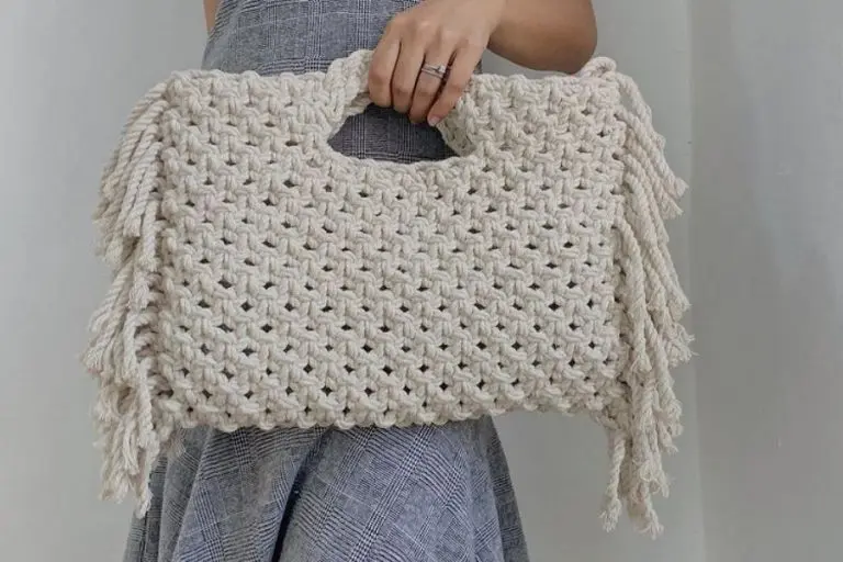 How to Make a Macrame Bag – Knots + Supplies + DIY Patterns
