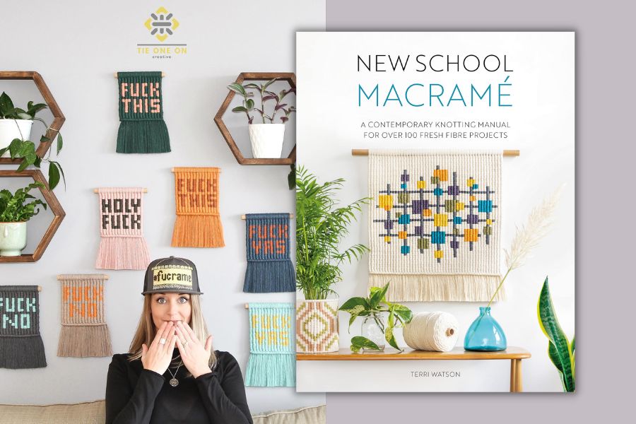 Best Macrame Books for Beginners & Beyond - New School Macrame by Terri Watson