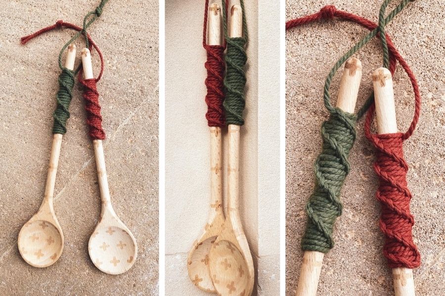 Easy DIY Macrame Spoon Hanger Tutorial by Marloes Ratten
