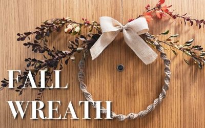 Tutorial of the Week: Easy Macrame Fall Wreath by uzliky