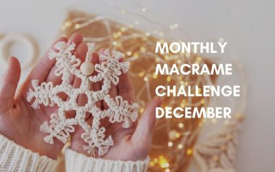 December Monthly Macrame Challenge – Make Your Own Macrame Christmas Decorations
