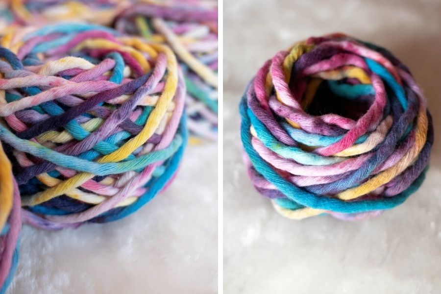 10 Gorgeous Tie-Dye Macrame Cords in Rainbow & Unicorn Colors - Hand-painted Macrame Supplies - Macrame for Beginners 