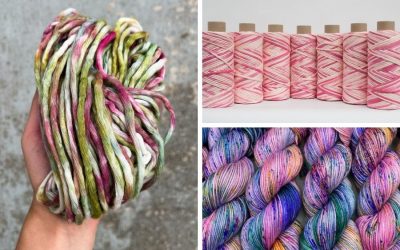 10 Gorgeous Handpainted Tie-Dye Macrame Cords in Rainbow & Unicorn Colors