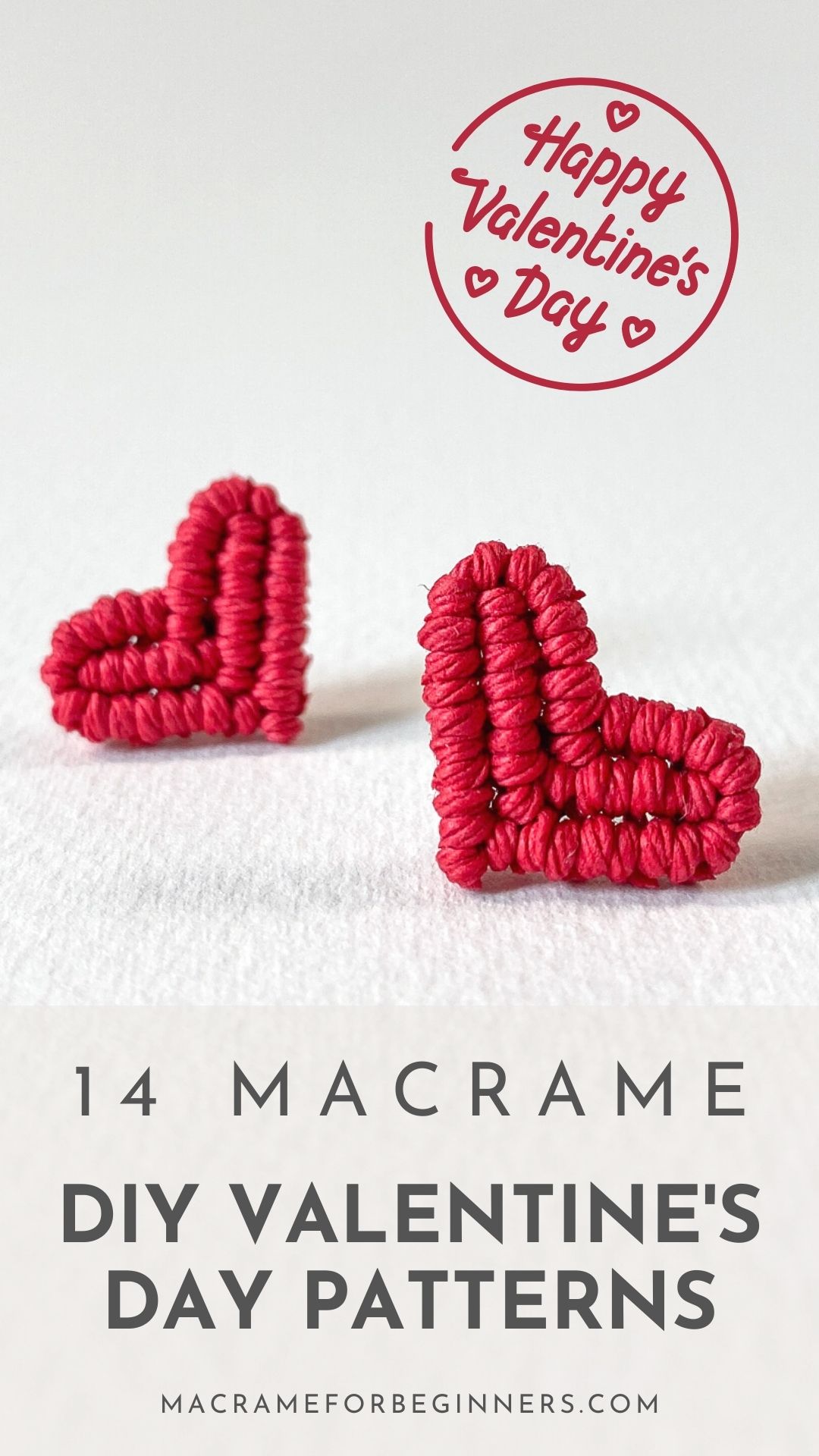 14 Lovely Macrame Valentine's Day Projects for Beginners - Macrame for Beginners 