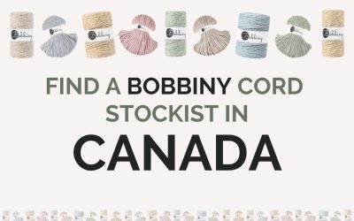 Best Bobbiny Canada Stockists – Find your Local Canadian Bobbiny Macrame Cord Supplier