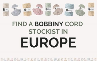Best Bobbiny Europe Stockists – Find your Local European Bobbiny Macrame Cord Supplier