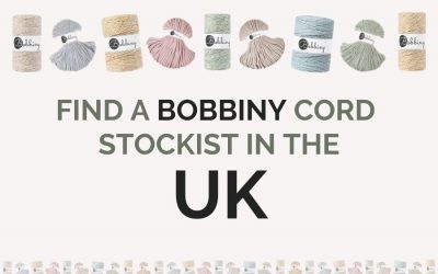 Best Bobbiny UK Stockists – Find your Local UK Bobbiny Macrame Cord Supplier