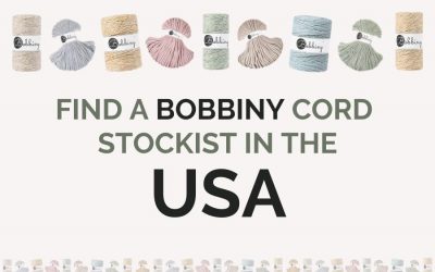 Best Bobbiny USA Stockists – Find your Local US Bobbiny Macrame Cord Supplier