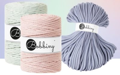 Bobbiny Launches 3 New Pastel Macrame Cords in Gorgeous Fresh Spring Colors for 2022