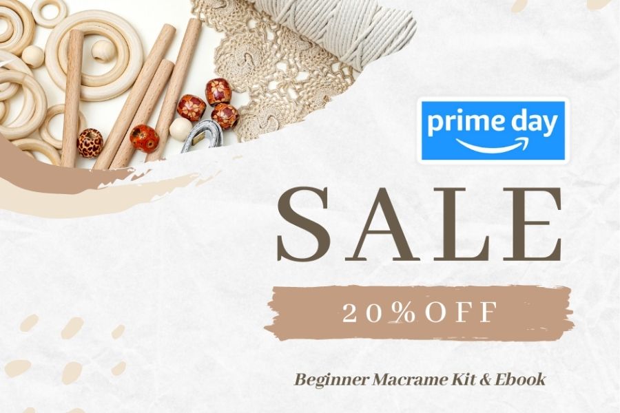 Amazon Prime Deal Macrame Starter Kit 20 procent off - Macrame for Beginners