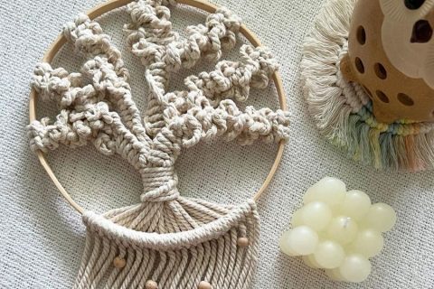 12 Free DIY Macrame Tree of Life Wall Hanging Tutorials | Macrame for ...