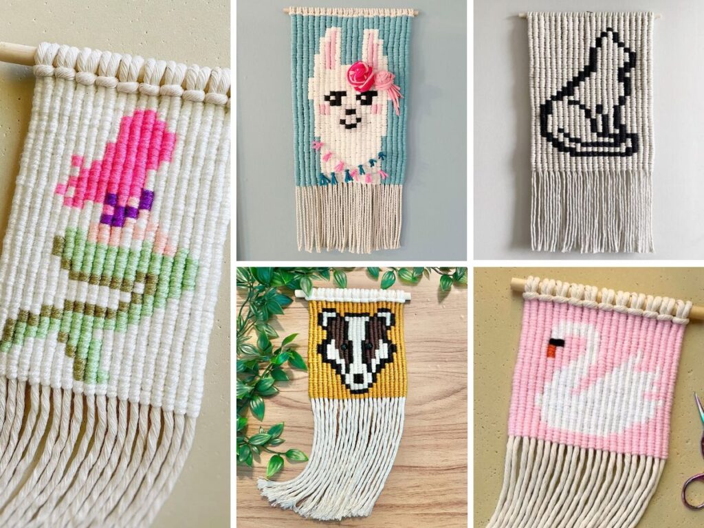 19 Macrame Pixel Art Tutorials for Beginners