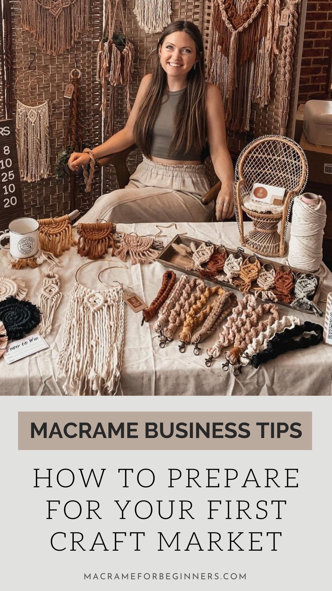 10 Tips to Make Your First Macrame Craft Market a Success + Booth Display Ideas for Your Inspiration 