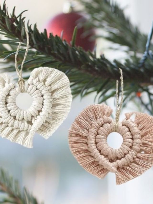 Make Your Own Macrame Christmas Ornaments to Hang in Your Tree Story