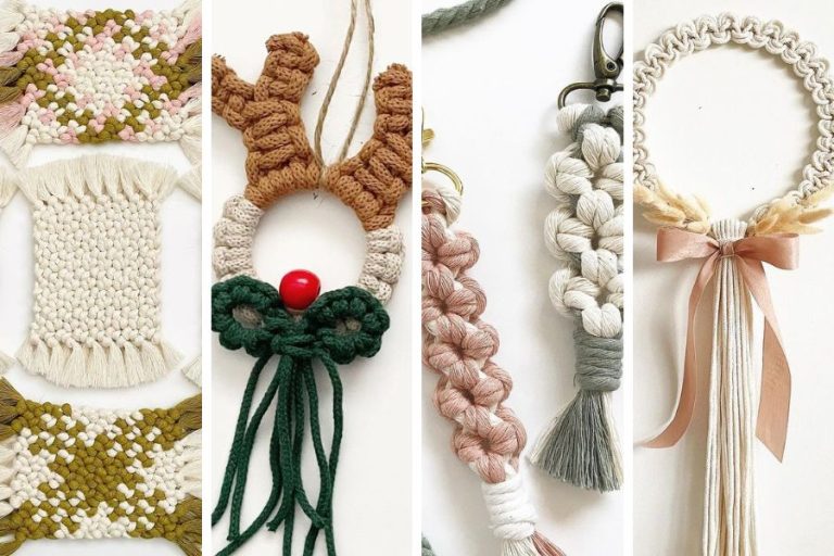 17 Handmade Macrame Christmas Gifts Everyone Will Love - Macrame for Beginners