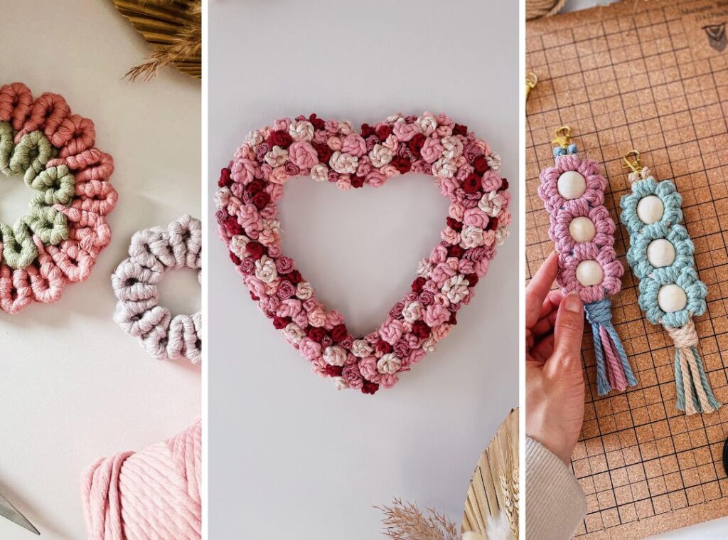 Get Ready for Spring With 15 Gorgeous Macrame Flower Tutorials by Bochiknot - Macrame for Beginners