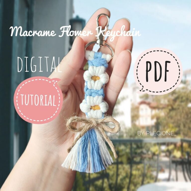 21 Super Cute Beginner-Friendly Macrame PDF Tutorials by Plecione ...