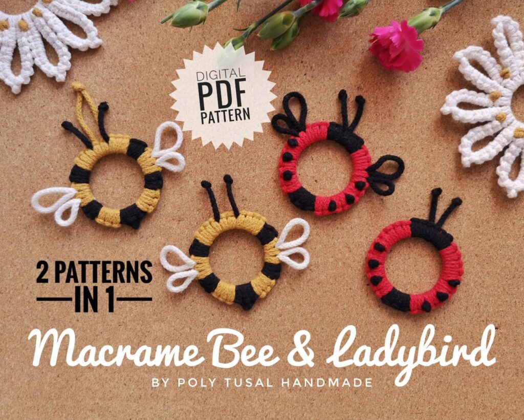 21 Unique Macrame PDF Patterns by Poly Tusal