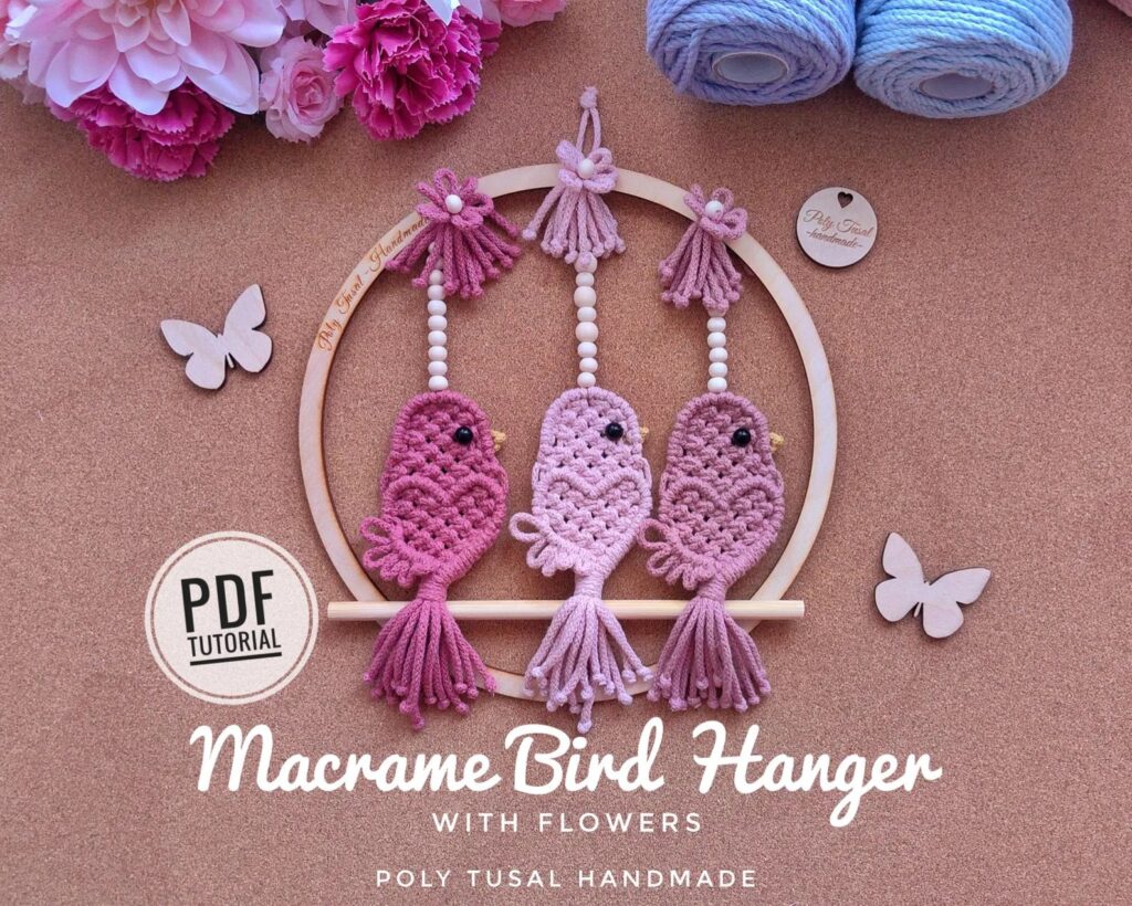 21 Unique Macrame PDF Patterns by Poly Tusal
