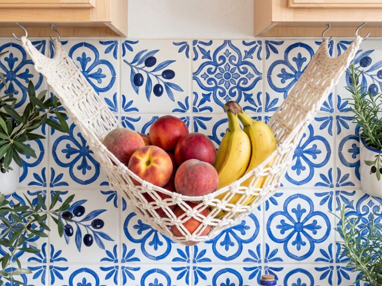 14 Handy Macrame Fruit and Veggie Hanger Tutorials